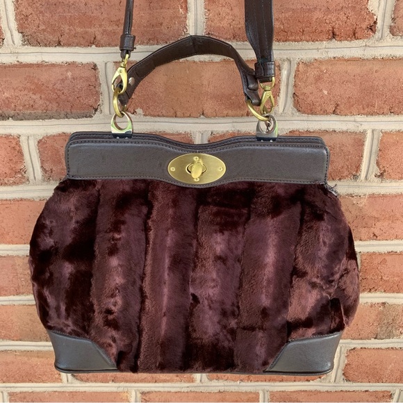 Sexy brown purse with gold hardware NWOT. VTLUXE - Picture 2 of 9